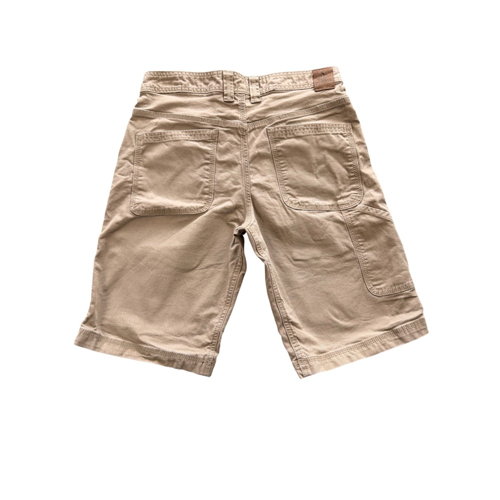 Prana Zion Carpenter Shorts Mens 28 Khaki Tan Stretch Canvas Hiking Utility 11L - Picture 2 of 6